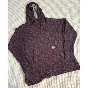 Carhartt Hoodie small purple kangaroo pockets sweatshirt